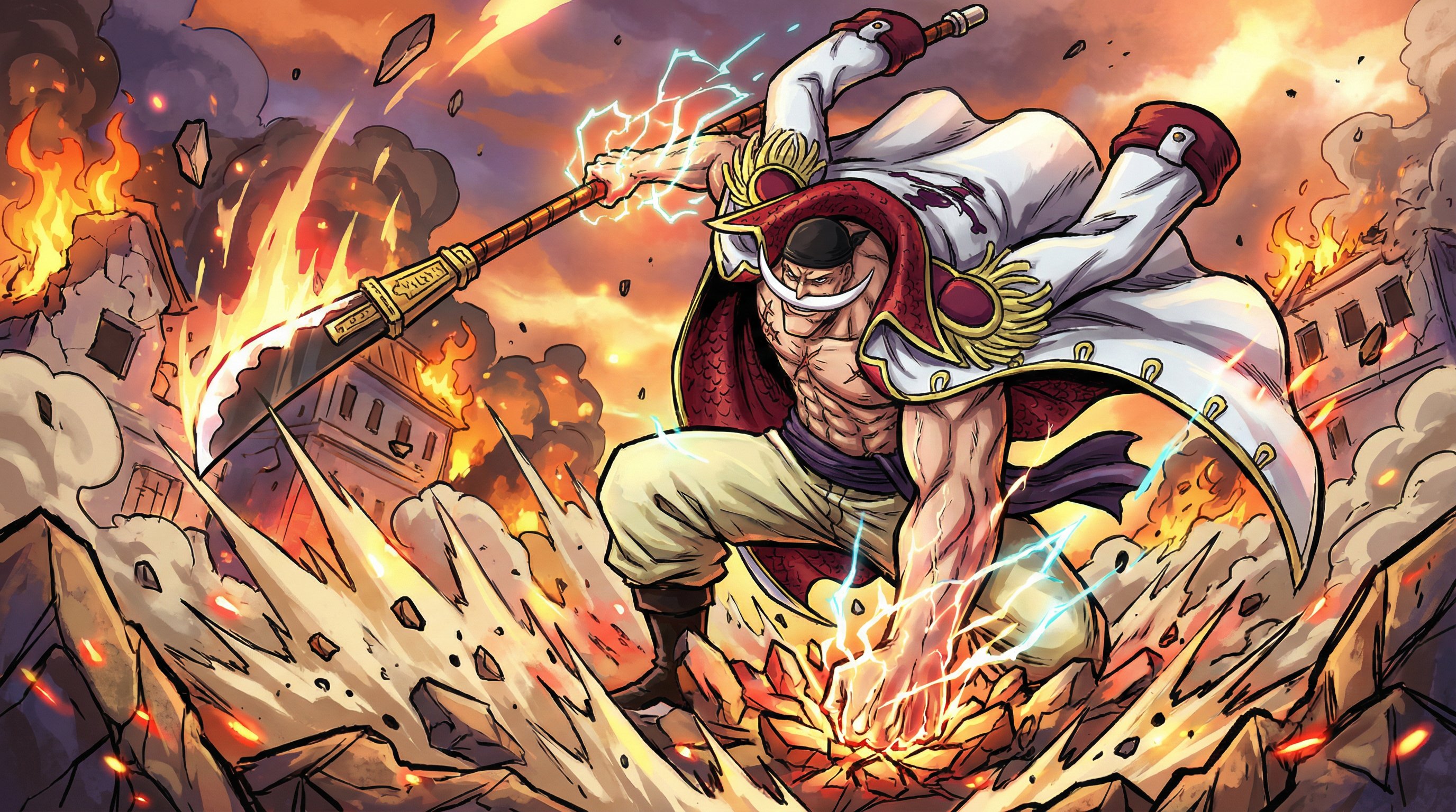 小马拉大车精选视频：白胡子震撼名场面合集