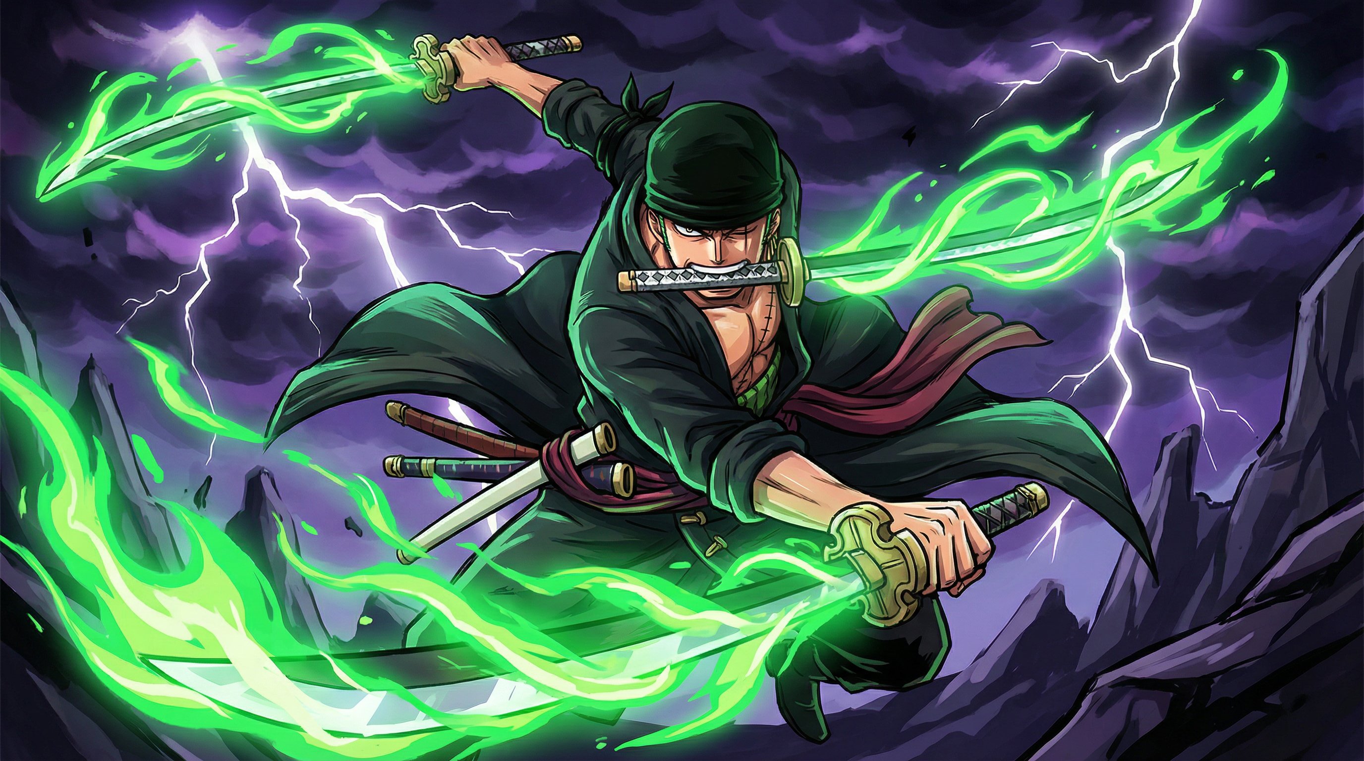 小马拉大车视频解说：索隆三刀流觉醒全纪录